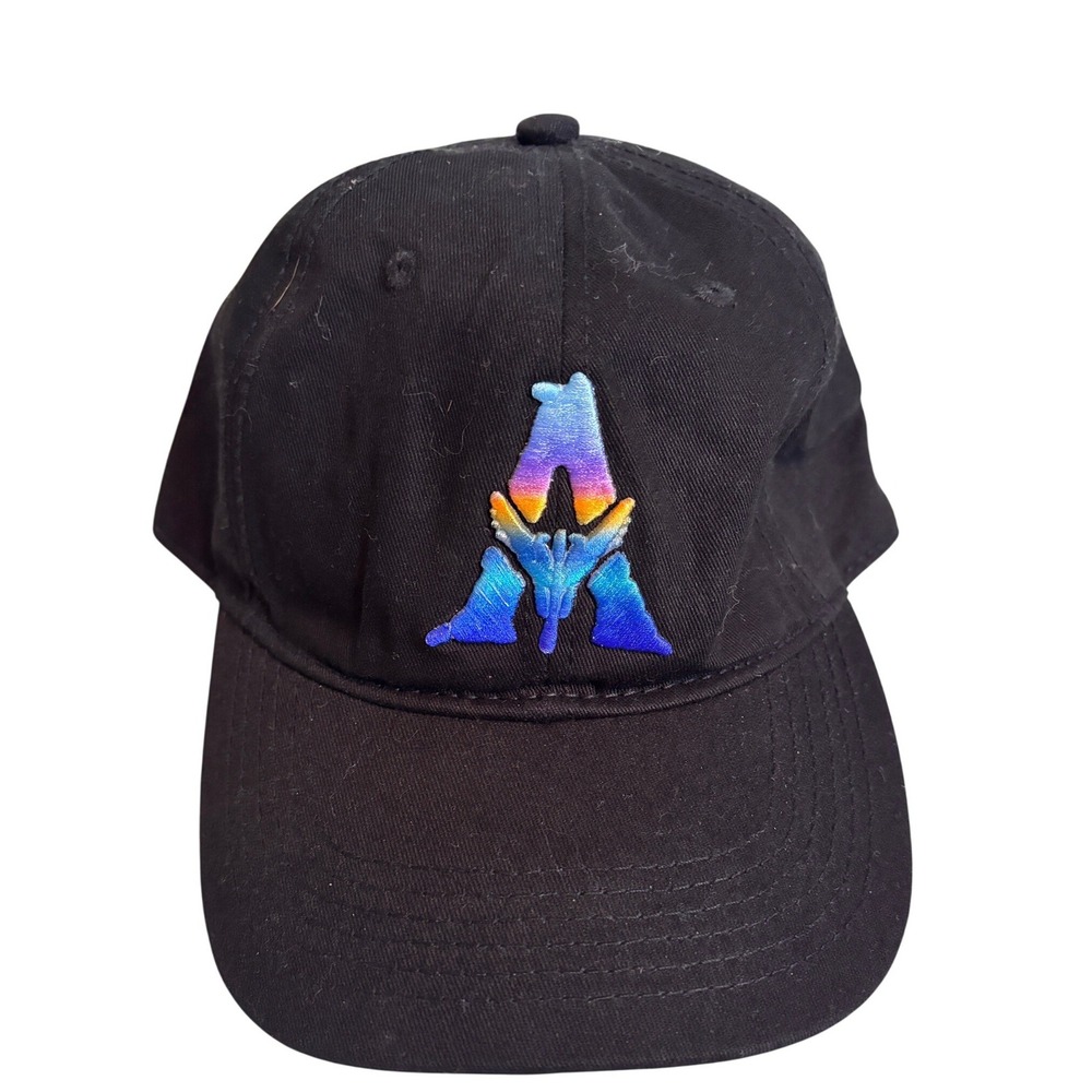 Avatar Hat  Cap Mens OSFM Black NEW Embroidered Logo 20th Century Studios